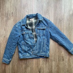 Madewell lined jean jacket